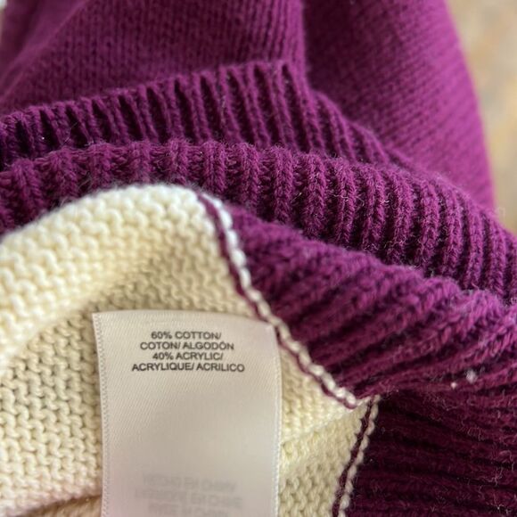 NWT! LUCKY BRAND striped oversized SWEATER XXL - Picture 5 of 5